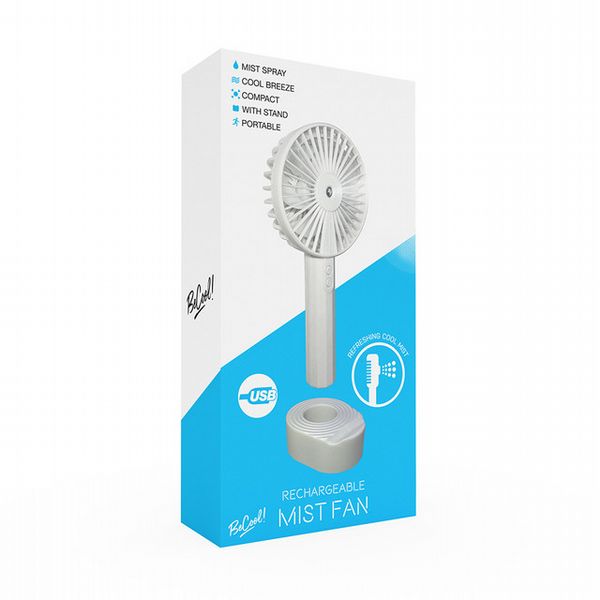 Rechargeable Mist Fan White